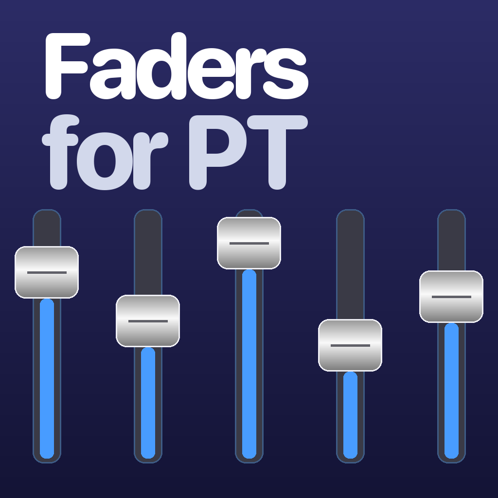 Faders for PT icon